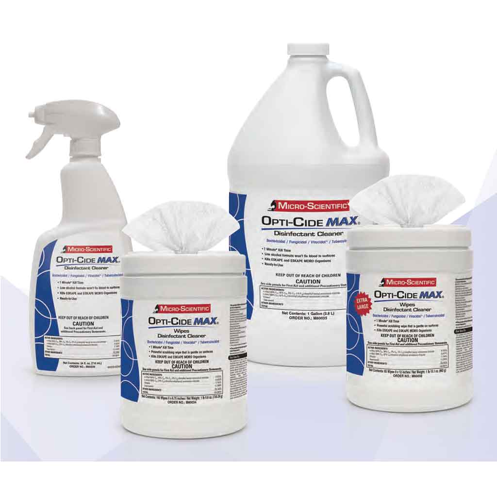 Opti-Cide Max Disinfectant Family