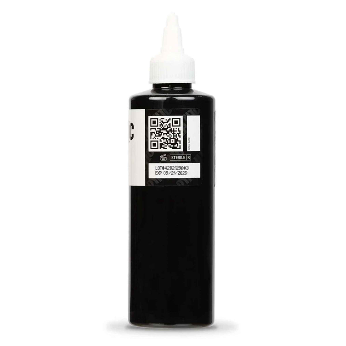 QR code with the lot number of expiration date of dynamic black Tattoo Ink 8 ounce