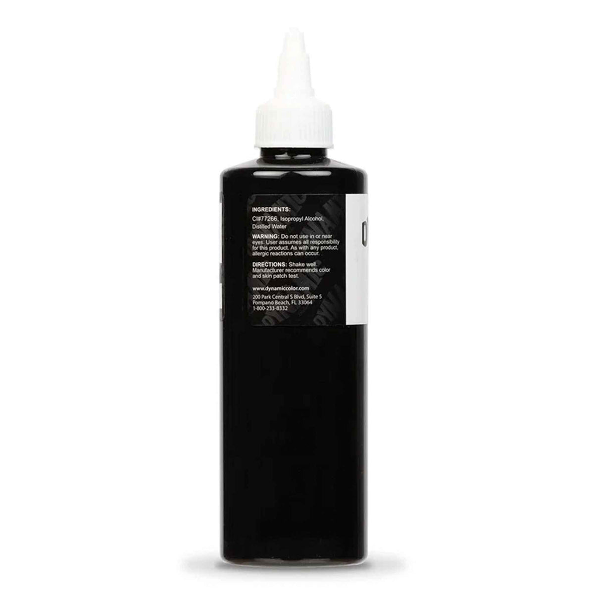  dynamic black 8 ounce ingredient list, warnings and directions