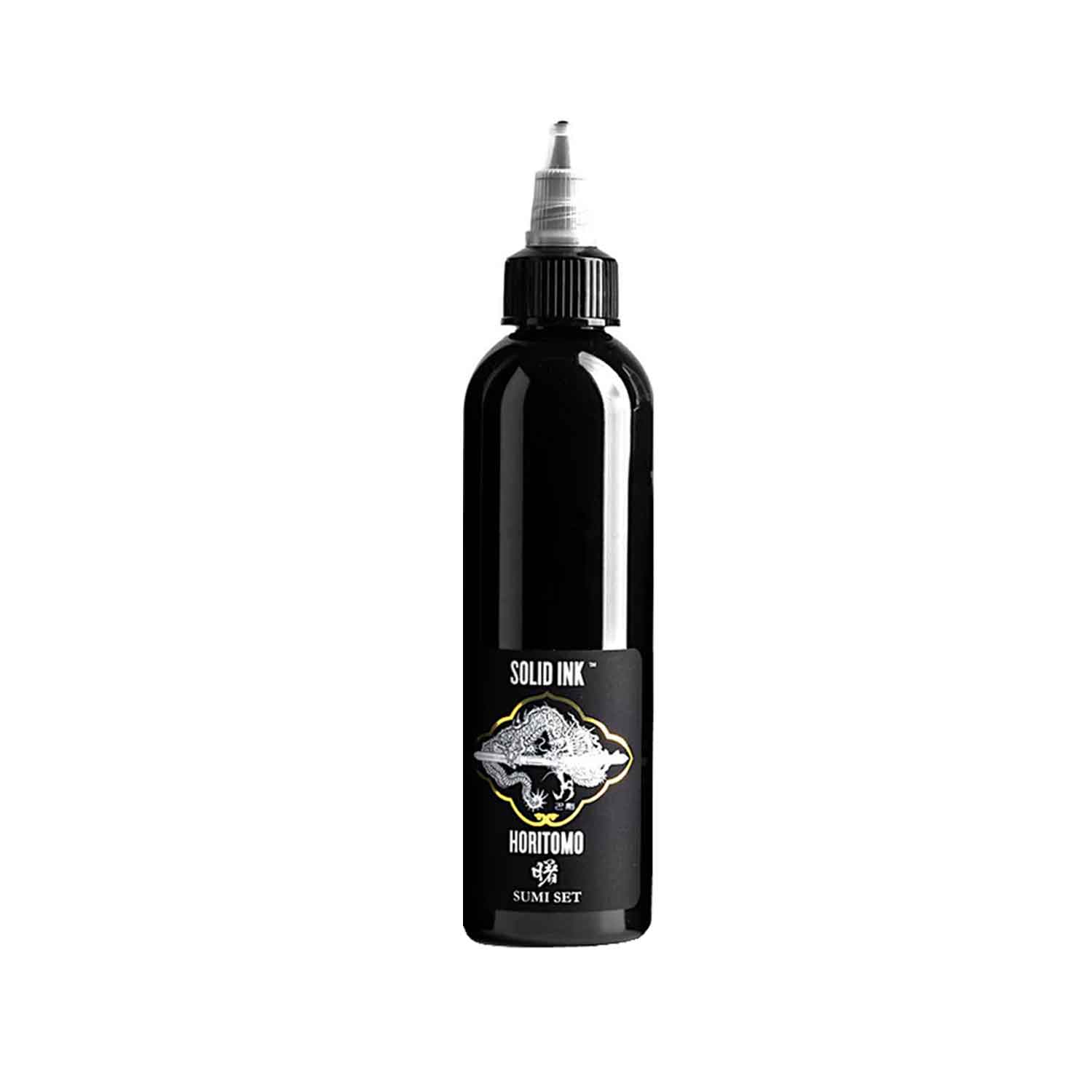 Horitomo Sumi Dark 4oz Bottle | Solid Ink