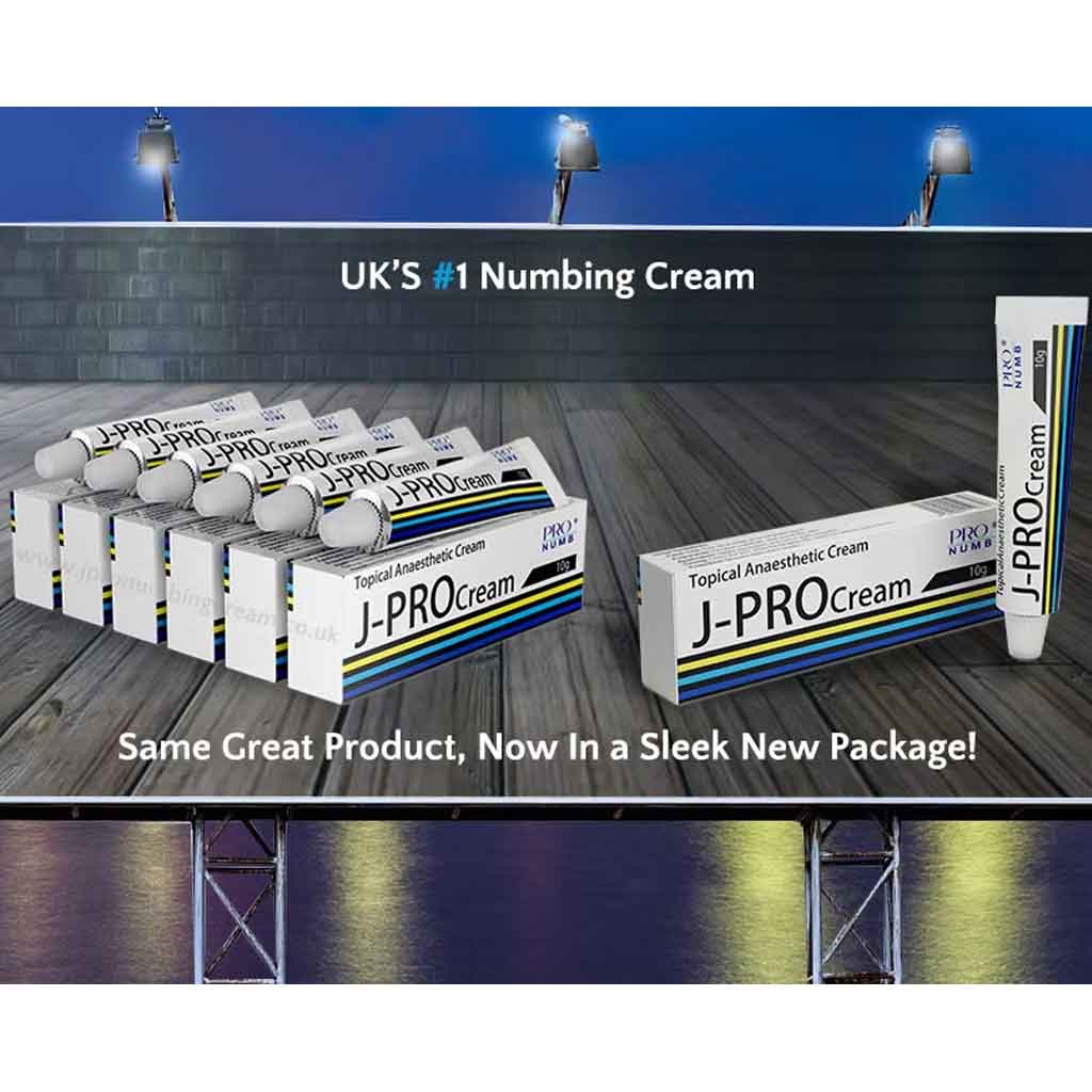 J-PRO Numbing Cream 10g Topical Anesthetic Cream