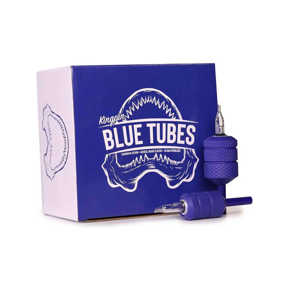 Kingpin Blue Tubes Disposable Round Tip