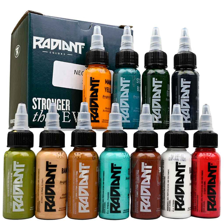 10 Color Neo Traditional Set, Radiant Ink