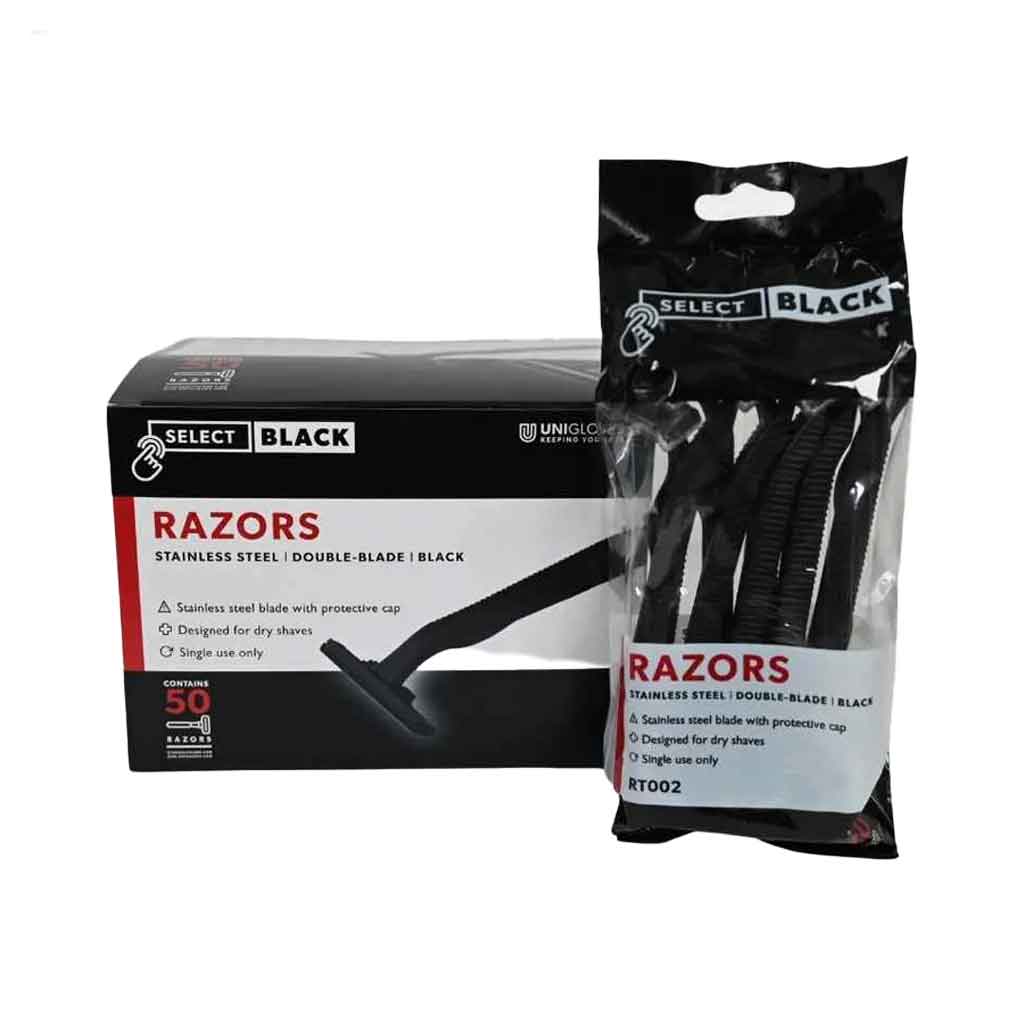 Select Black "BlakCat" Twin Blade Disposable Razors