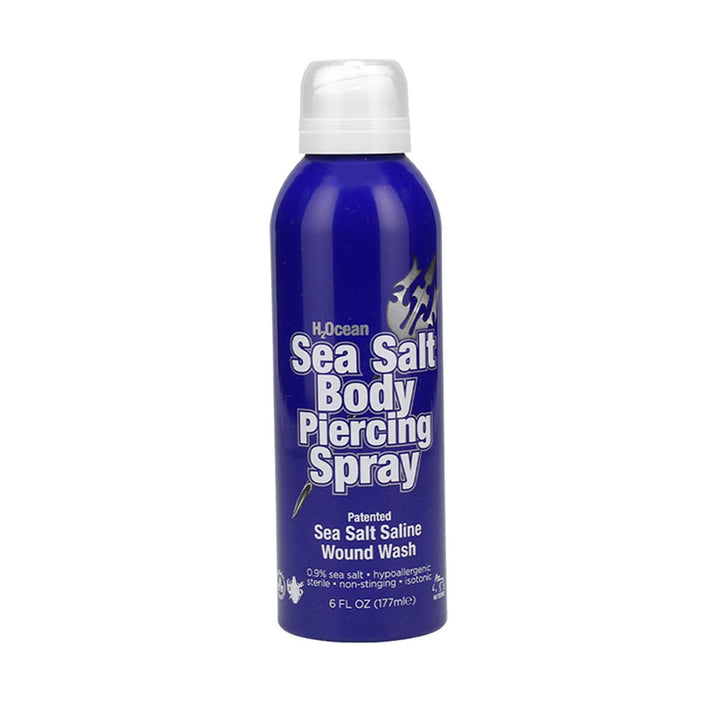 H2Ocean Sea Salt Body Piercing Spray 6 fl oz. - Element Tattoo Supply