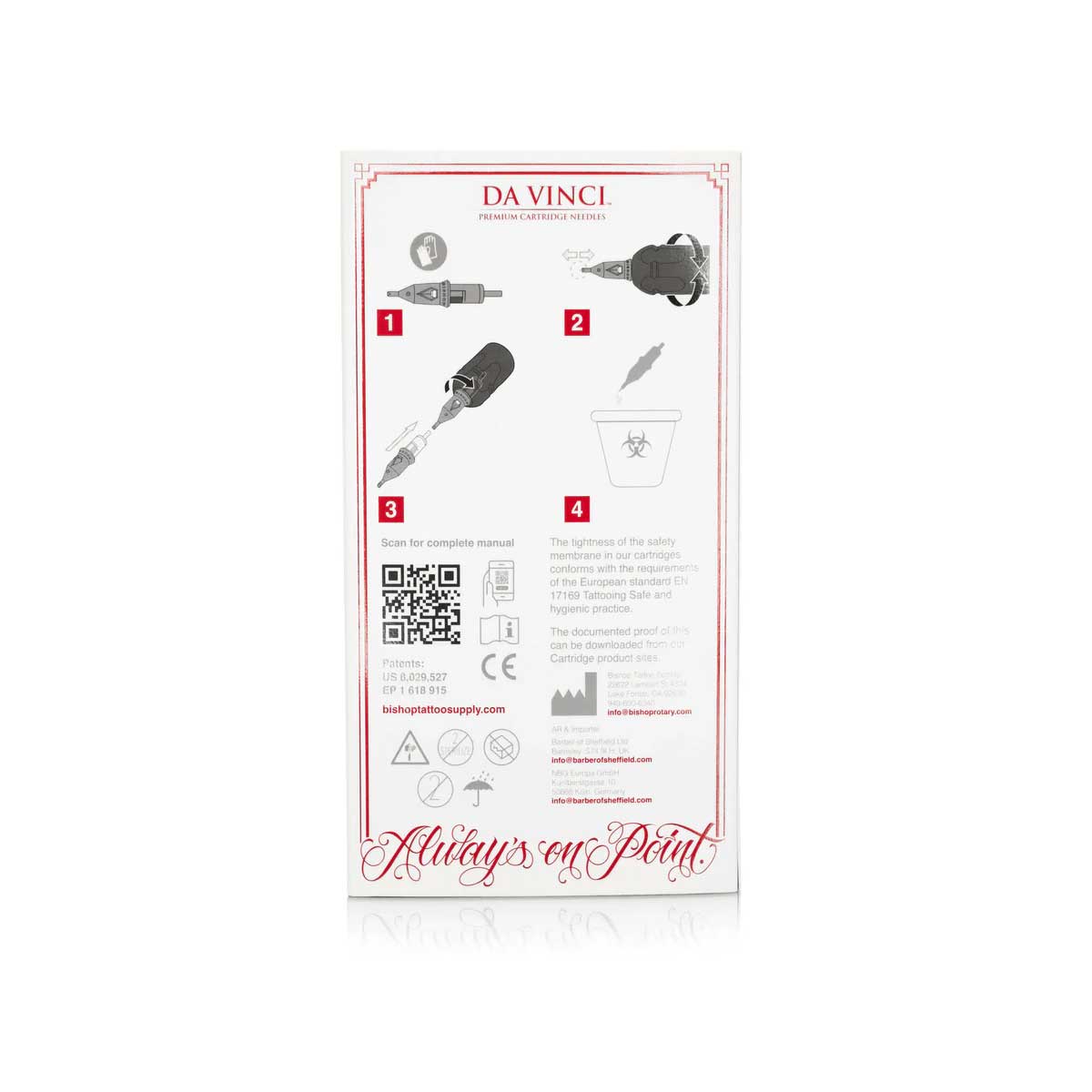 Da Vinci 2 - Troshin 3 Round Liners - Element Tattoo Supply