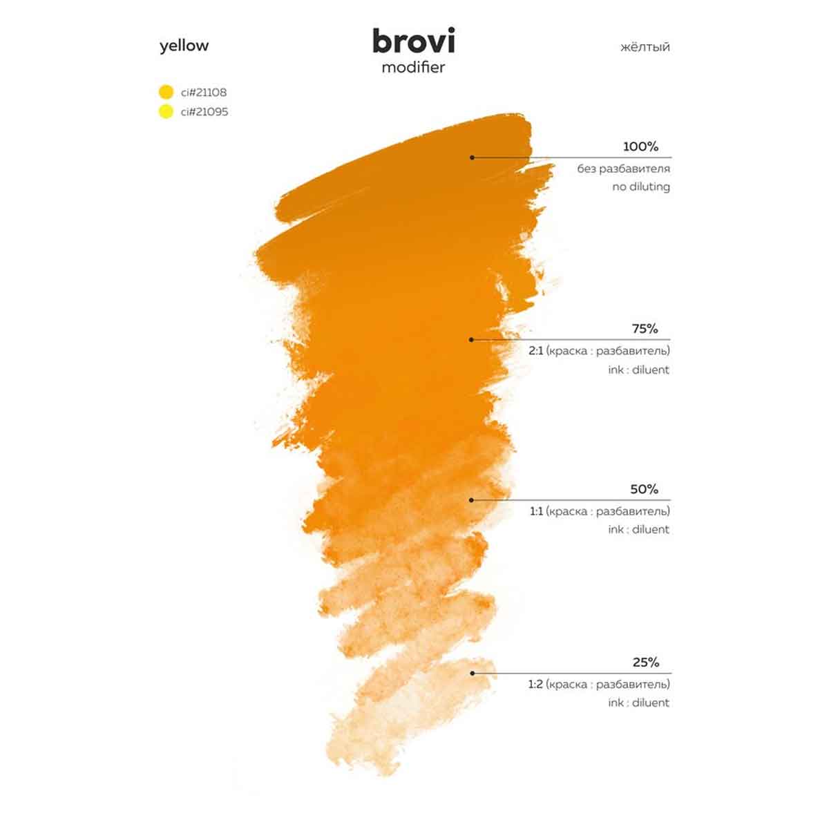 brovi modifier yellow