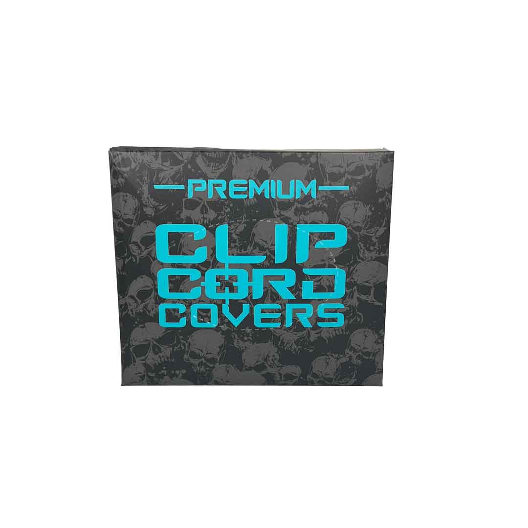 Premium Clip Cord Covers 50mm x 1500mm Clear Gray