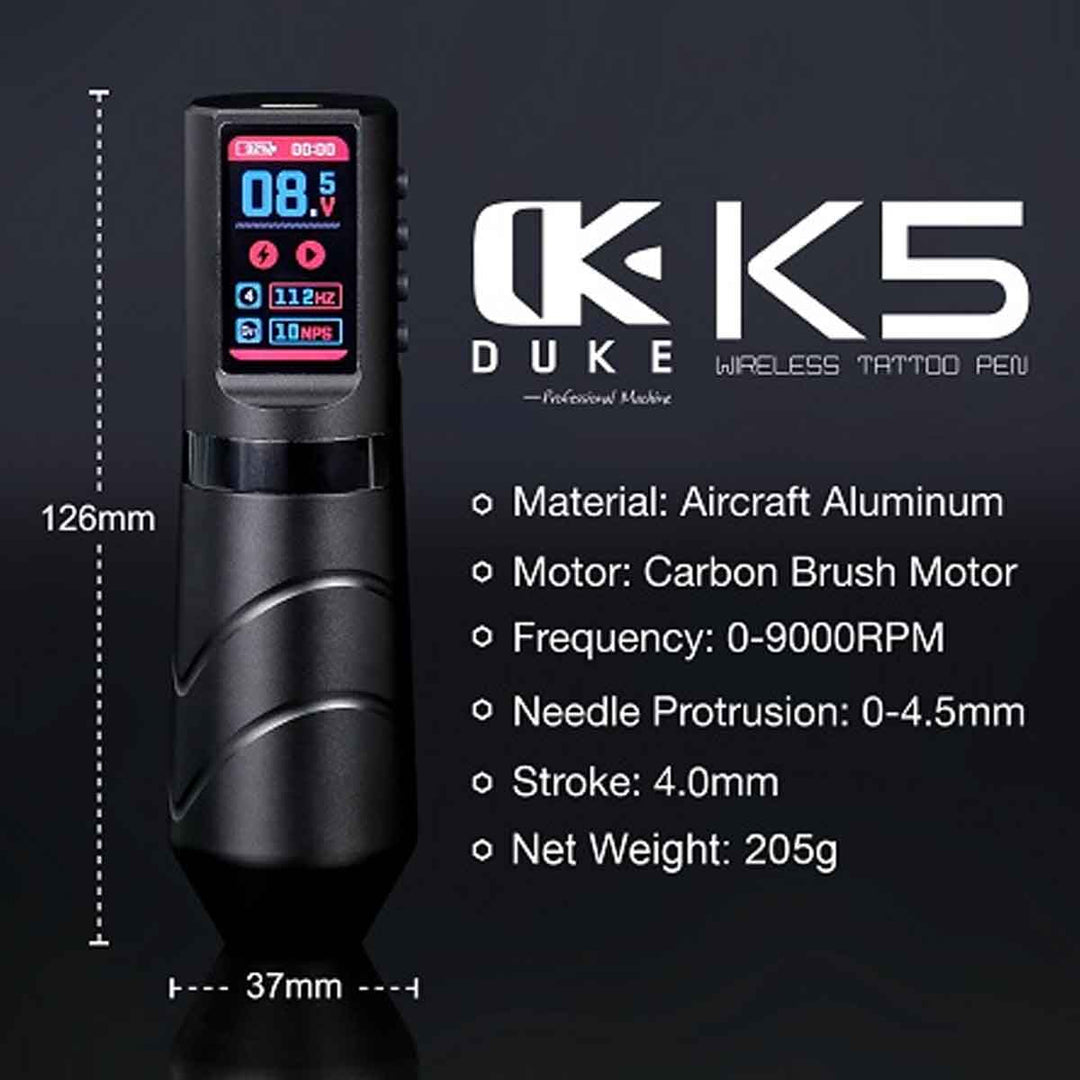 Duke K5 Tattoo Machine Kit – Ideal Beginner Tattoo Set