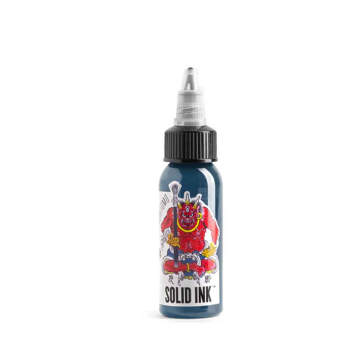 Horitomo - Fudo Blue Grey Solid Ink 1oz - Element Tattoo Supply
