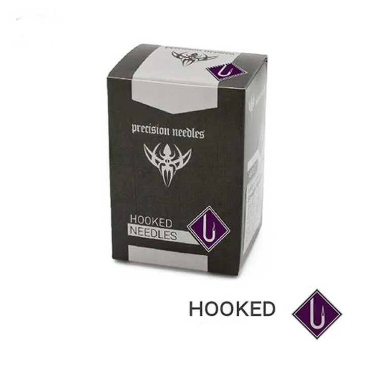 Piercing Needles Sterilized Hooked - Box of 100 Precision - Element Tattoo Supply