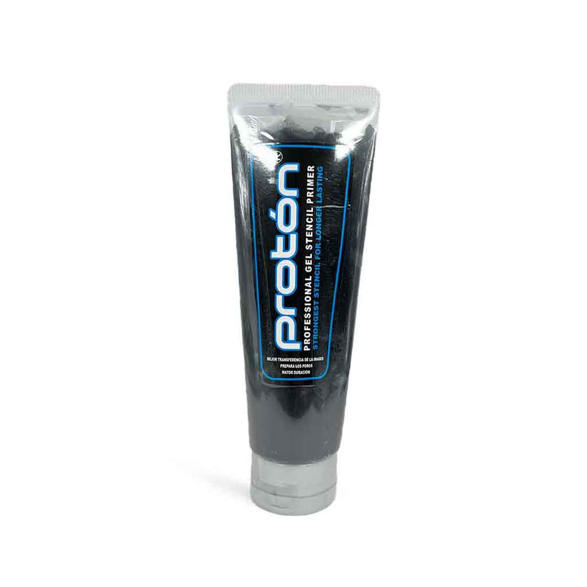 Proton gel polish tube on a white background