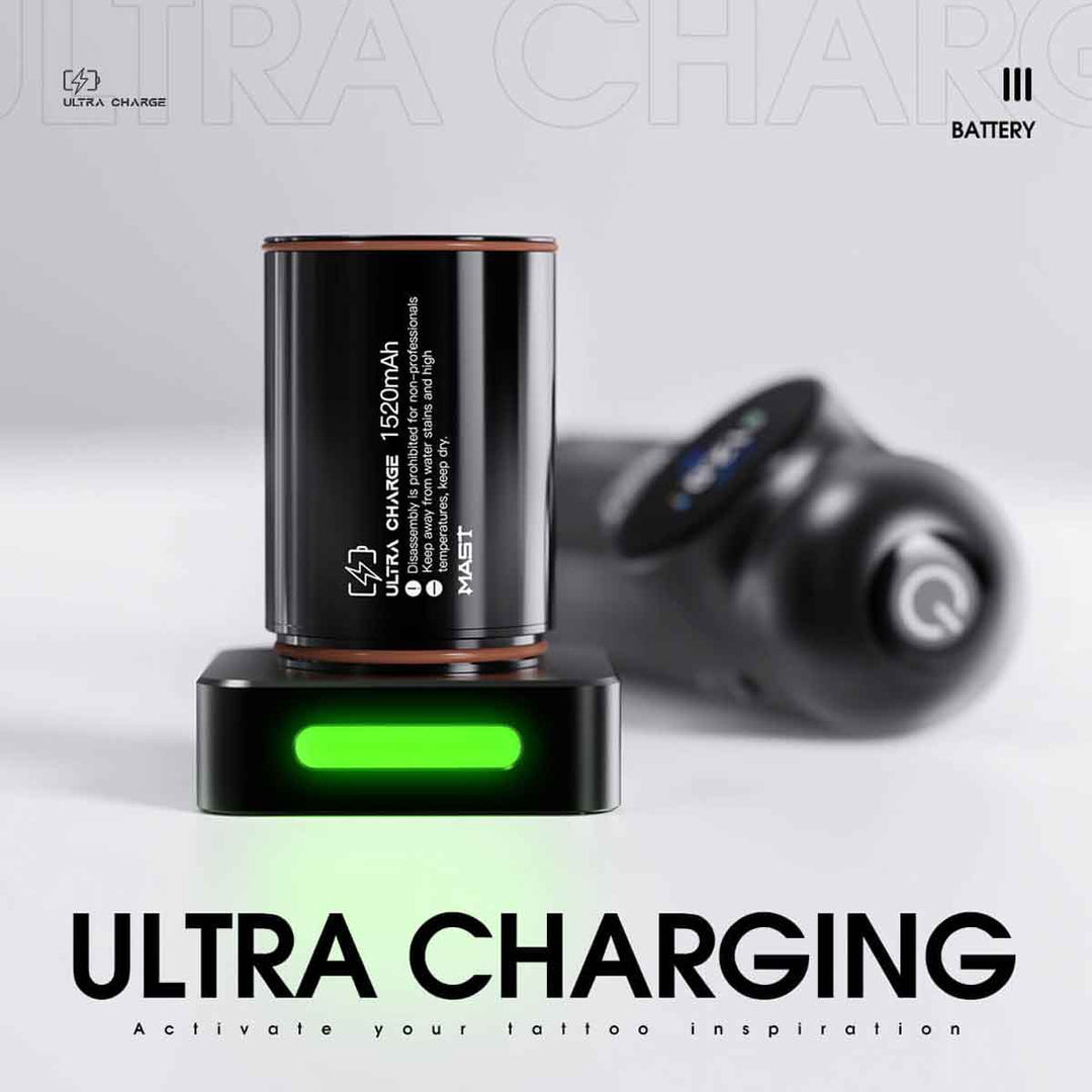 Wireless Battery and Charging Dock for Mast Racer Pro - Element Tattoo Supply