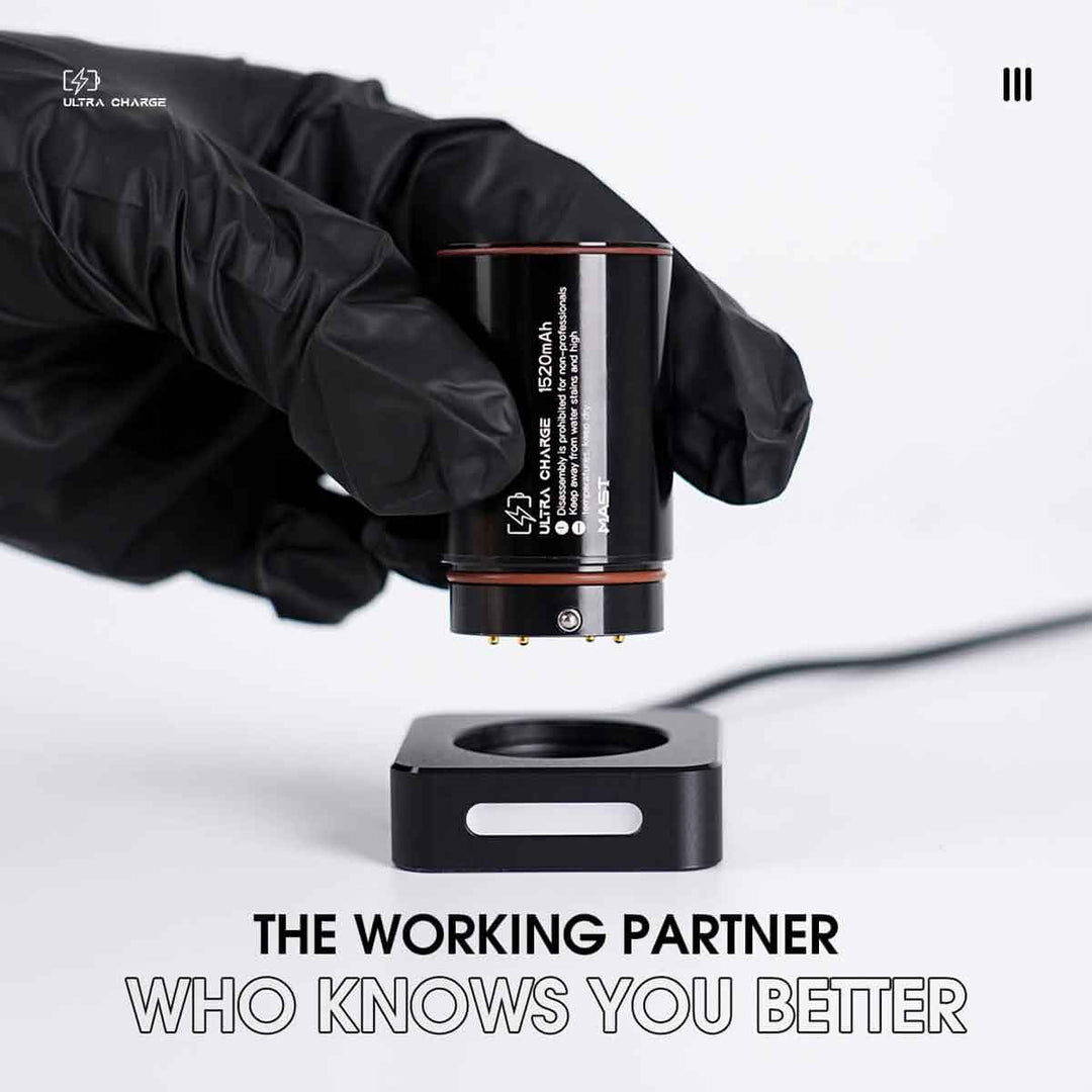 Wireless Battery and Charging Dock for Mast Racer Pro - Element Tattoo Supply