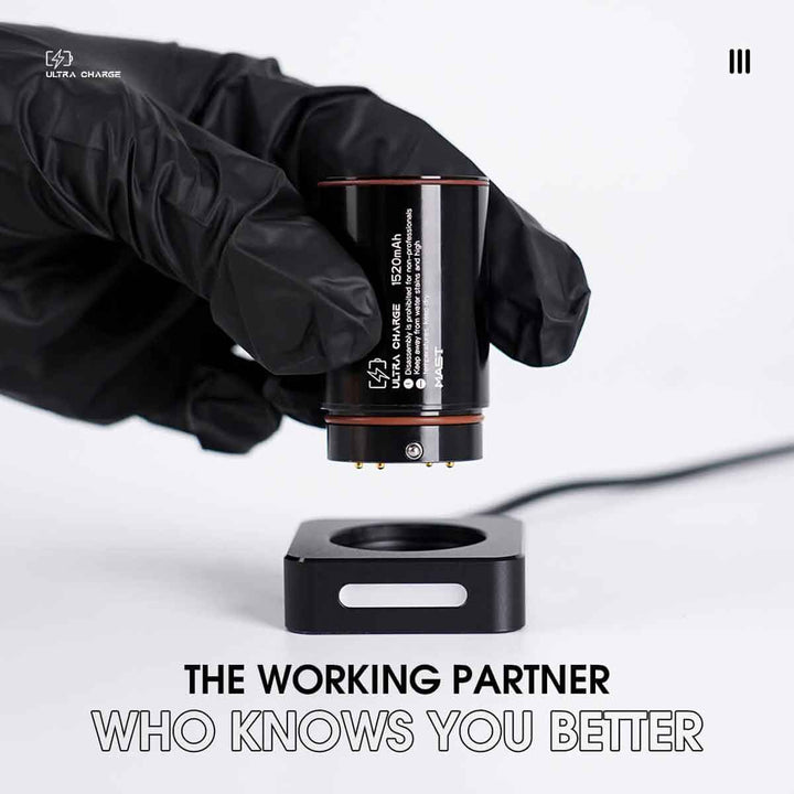 Wireless Battery and Charging Dock for Mast Racer Pro - Element Tattoo Supply