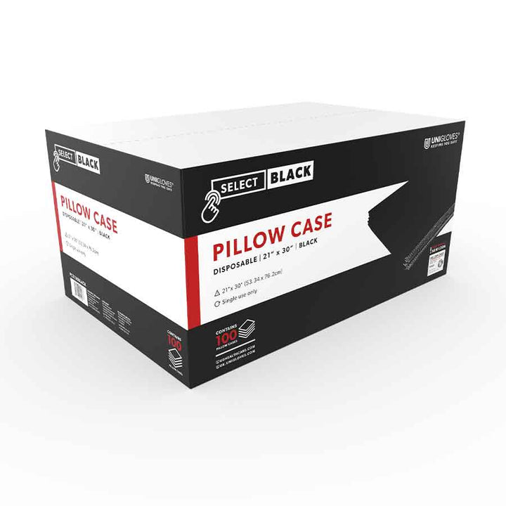Disposable Black Pillow Case Cover