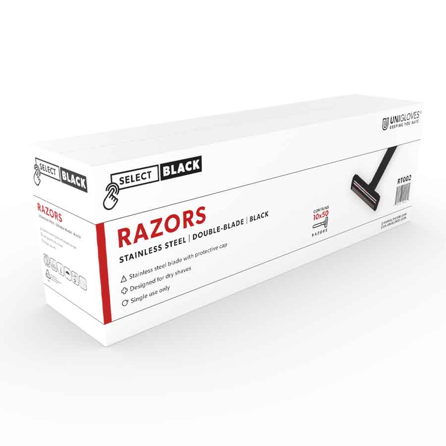 Select Black "BlakCat" Twin Blade Disposable Razors