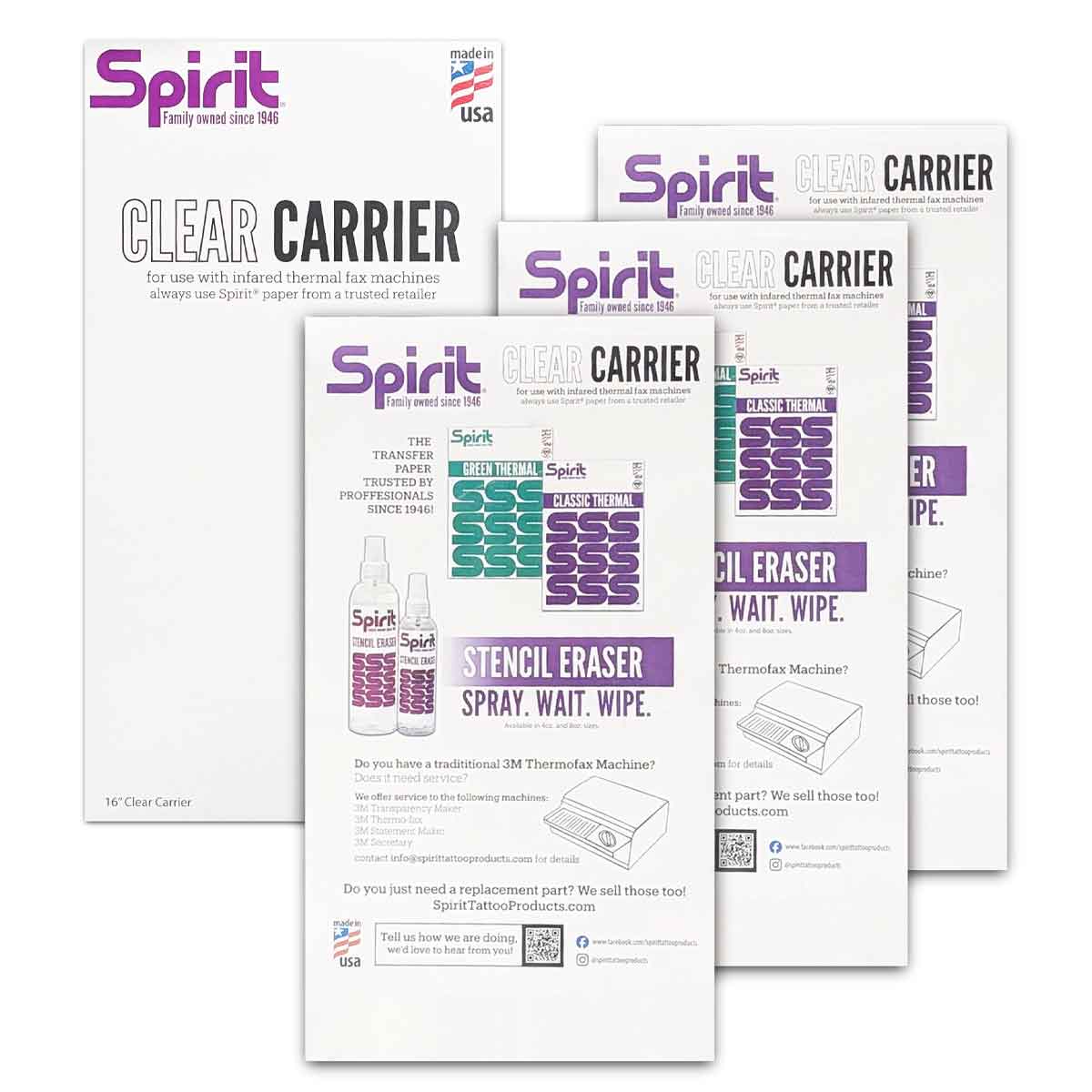 Spirit® 16" Thermal Carrier Clear