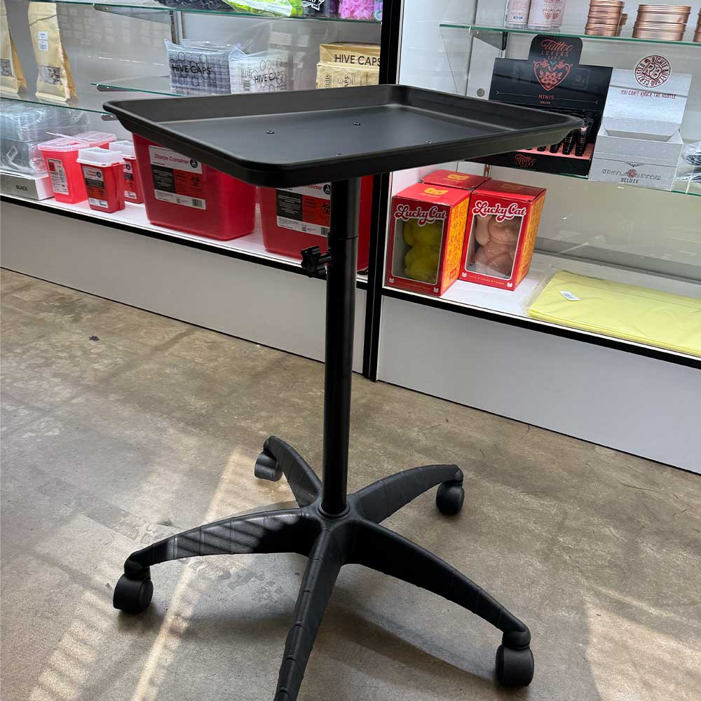 Tattoo Stand and Mayo Work Tray - Element Tattoo Supply
