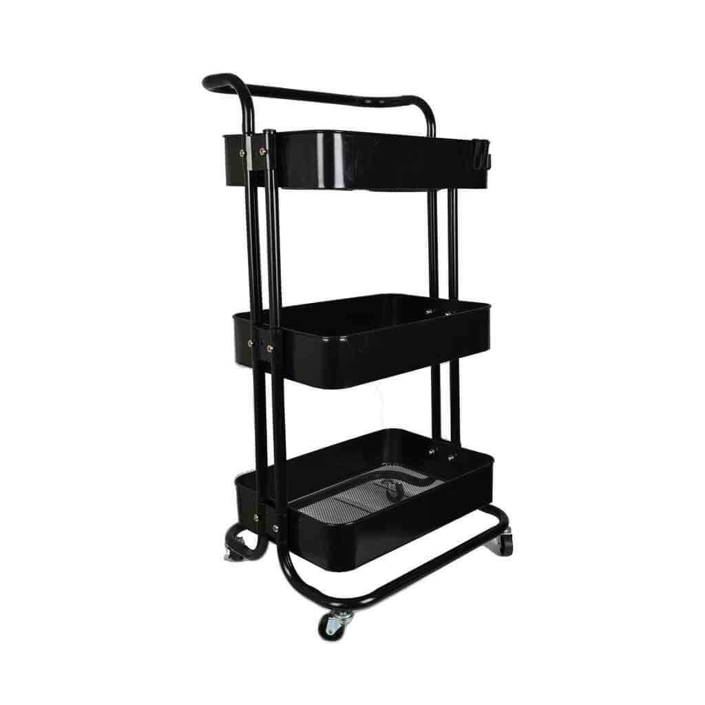 Tattoo Trolley 3 Tier Black