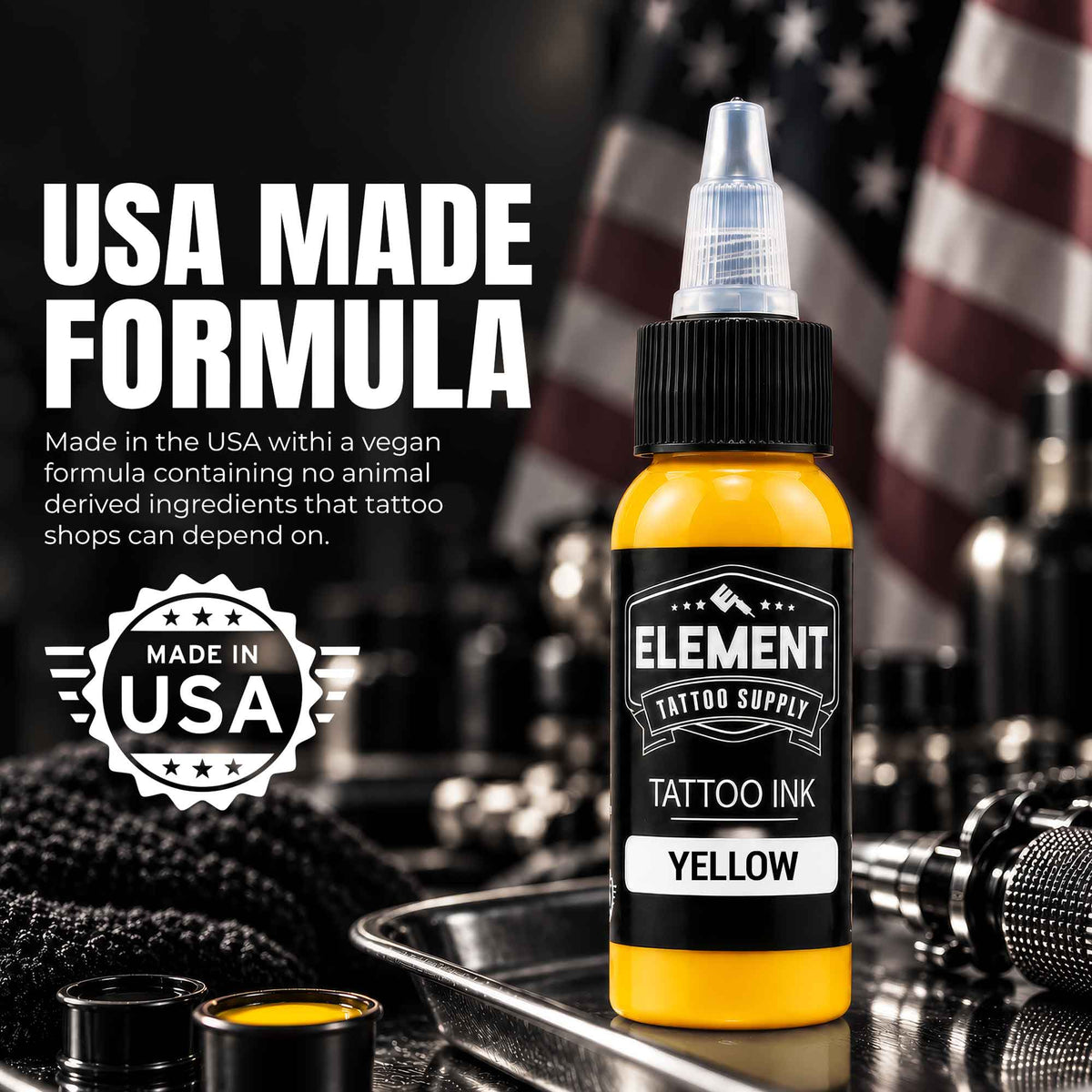 Tattoo Ink Set, 6 Colors, 1 oz | Element Ink