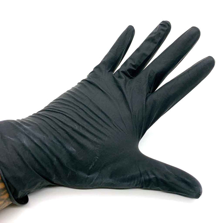 Black Pearl Luxury Latex Exam Gloves, 6 mil