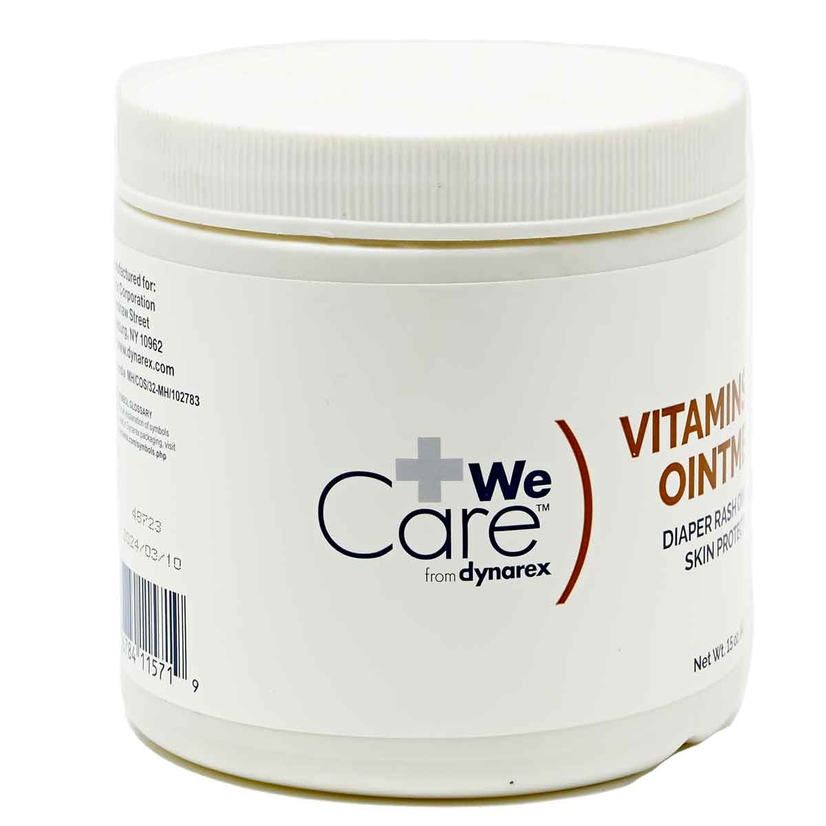 Vitamin A&D Tattoo Ointment, 15 oz Jar Dynarex